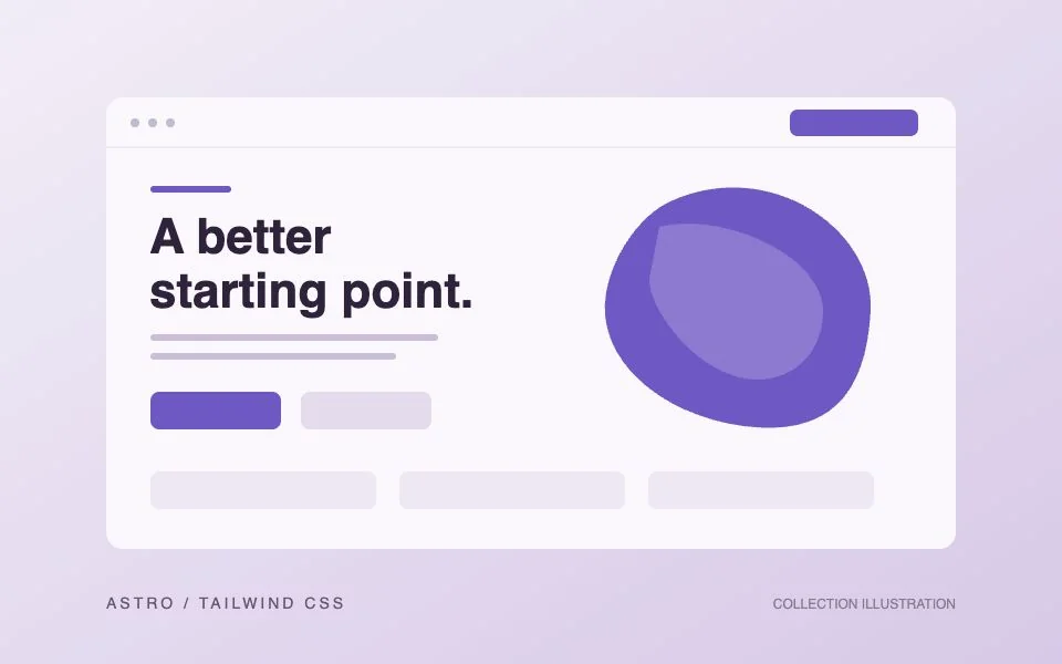 Astrolus SaaS Landing Page collection illustration